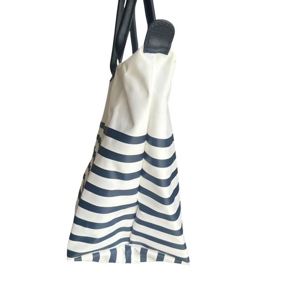 Longchamp Le Pliage Mariniere Striped Tote Shoulder Bag - Picture 7 of 17